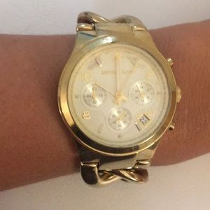 MK Gold Chain Watch